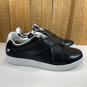 Goats 717 Smooth Sport Womens 9 Shoes Black White Leather Hook Loop Casual